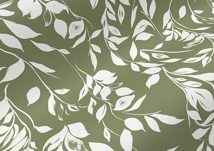 Hanging Greenery, Olive - Twist&Fit Roller Blind - Image 4